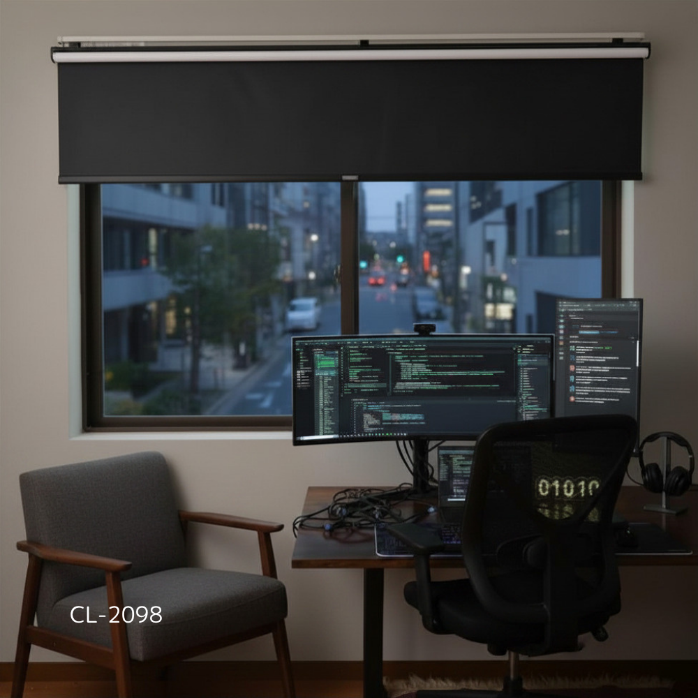 カーテンレール取付　1級遮光・断熱効果　コードレスロールスクリーン　Coolite　横開閉・縦開閉 7