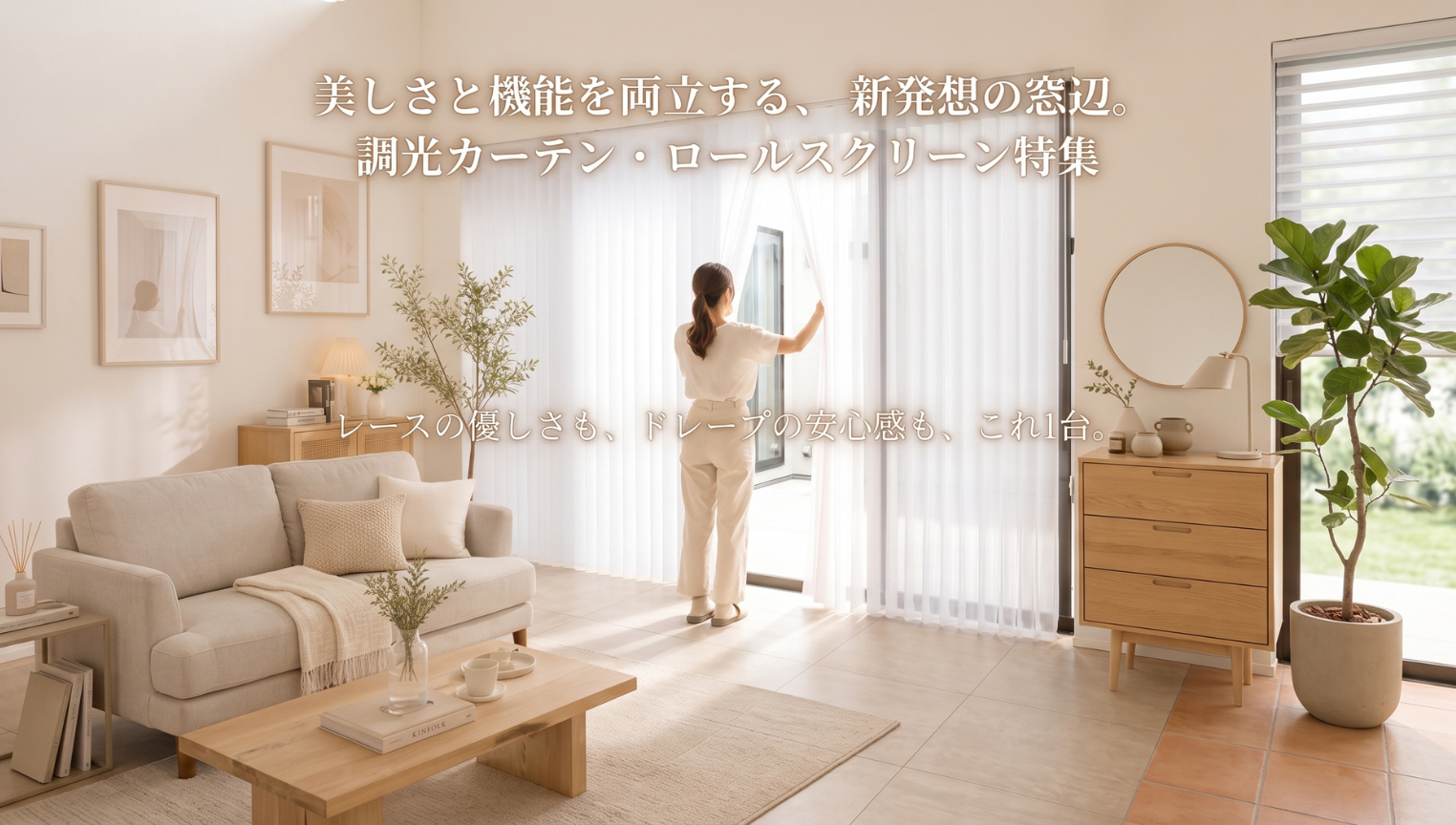 調光カーテン・ロールスクリーン特集